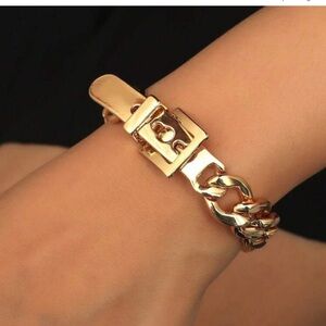 Gold Belt Chain Bracelet